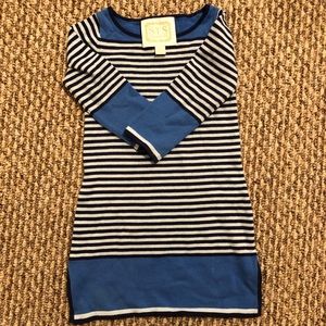 Sweet girls sail to sable knit dress